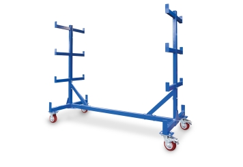 Chariot cantilever KRW500, en acier peint par poudrage Acier, capacité de charge maxi 500 kg, TOPREGAL 