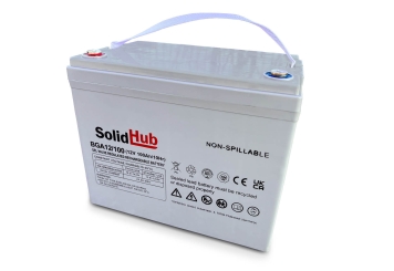 Batterie pour HE1200/3, 12 V / 100 Ah, SolidHub