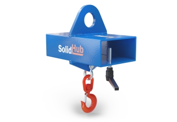 Lasthaken für Gabelstapler LH1000, Lackiert, 1.000 kg, SolidHub 