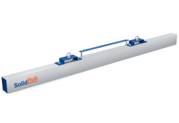 1.830 mm Magnetbesen GMB184/35 für Gabelstapler, max. Belastung 35 kg, SolidHub 