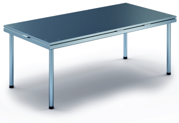 2 m x 1 m Scène mobile EBM850/2, 805 mm haut, 1 modules 850 kg charge max par module 