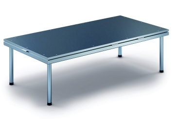 2 m x 1 m Scène mobile EBM850/2, 605 mm haut, 1 modules 850 kg charge max par module 