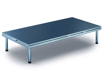 2 m x 1 m Scène mobile EBM850/2, hauteur 405 mm, 1 modules, charge max. par module : 850 kg 