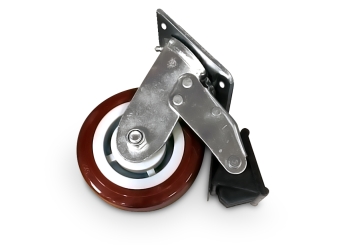 Roulette pivotante avec frein pour grue à portique en aluminium PKA1000/2, SolidHub