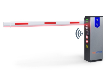 Barrière électrique automatique, barrière de parking ES3500 avec protection anti-collision et éclairage LED, TecMaschin 