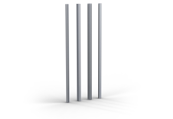 4 corner strips, 2.560 mm PREFAB warehouse office 