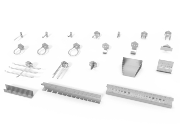 21 x Werkzeughalter / Maschinenhalter: Profiset für Lochwand / Seitenwand 
