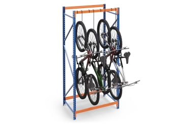  1,2 m rack à vélos FRR2000 / profondeur 80 cm / hauteur 2,5 m pour 4 vélos 