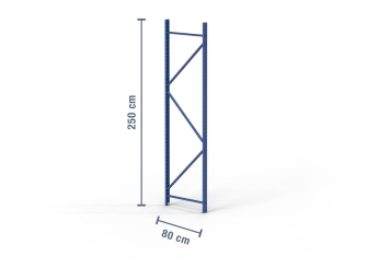 Support étagère à vélo 2,5 m haut / 80 cm bas 