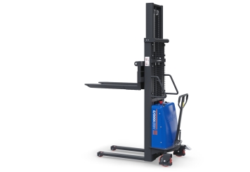 Hochhubwagen / Elektrostapler semi-elektrisch HSE1000/3, Hubhöhe 85  - 3.000 mm, Tragkraft 1.000 kg, SolidHub 