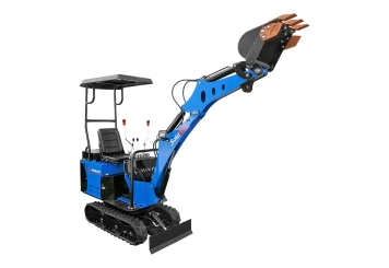 Vollelektrischer Mini-Bagger MBE800, B-Ware, LI-ION Batterie, SolidHub 