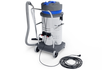 Wet and dry vacuum cleaner NTS80, 3.000 W tipping chassis, 80 l, wipeket 