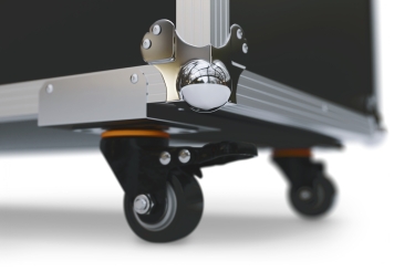 Digitales Informationsterminal mit Touchscreen DITT-LED32 inkl. Transportbox TB-DITT32, Android 13, TecMaschin 