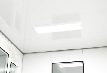 Warehouse office / prefab office PREFAB-6, 2 windows, 1 door (7 wall panels, 2 ceiling panels) 