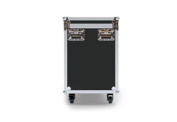 Mobiler digitaler Kundenstopper DKST-LED43 mit Touchscreen inkl. Transportbox, Weiß, 43 in Display, Android 11, TecMaschin 