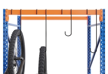  1,2 m rack à vélos FRR2000 / profondeur 80 cm / hauteur 2,5 m pour 4 vélos 