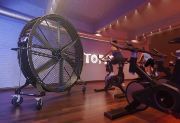 Industrial fan IVM1500, 1.500 mm diameter, TecMaschin 