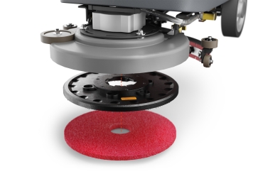 Cleaning pad set of 5 for scrubber dryer WM20E, wipeket 