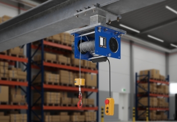 Elektrische Seilwinde SW1000, 500 kg - 1.000 kg, 30 m Seil, SolidHub 