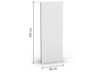 Partition wall for wall panel for PREFAB warehouse office 980 mm x 2.500 mm 