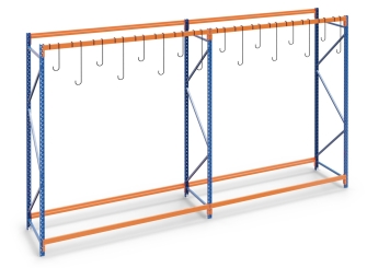  4,6 m rack à vélos FRR2000 / profondeur 80 cm / hauteur 2,5 m pour 16 vélos 