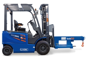 Kranarm KA2500 für Gabelstapler, max. Belastung 2.500 kg, SolidHub 