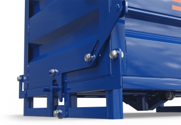 Klappbodenbehälter KBB680 für Gabelstapler, Füllvolumen 410 l, SolidHub 