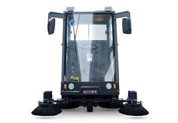 Battery-powered road sweeper SKM80E, 15.200 m²/h, 1.950 mm x 2.190 mm x 2.085 mm, wipeket 