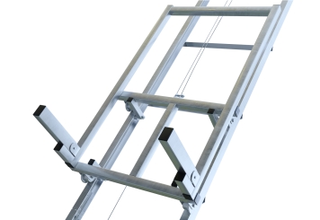 Dachdeckeraufzug / Dachlastaufzug DDA200/12, Max. Belastung 200 kg, Schienenlänge 12 m, SolidHub 