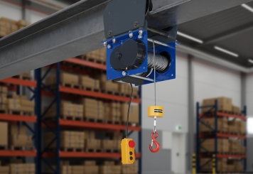 Elektrische Seilwinde SW1000, 500 kg - 1.000 kg, 30 m Seil, SolidHub 