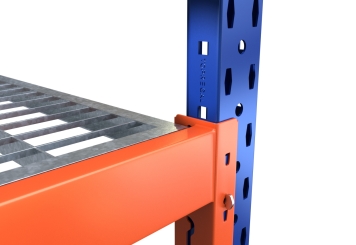 1,2 m rack de stockage mobile LR2000 / profondeur 80 cm / hauteur 1.740  - 2.140 mm / 5 niveaux / platelage Grillage 