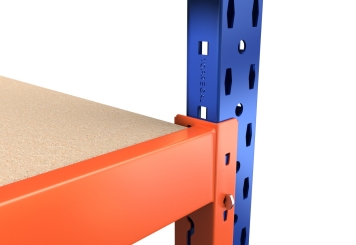 2,3 m rack de stockage mobile LR2000 / profondeur 80 cm / hauteur 2.140  - 2.540 mm / 3 niveaux / platelage Bois 