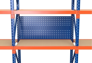 110 cm perforated panel for storage rack LR2000 / 500 mm high 