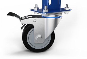 2,3 m table de travail mobile MFW1000-ATF / profondeur 120 cm / hauteur 890  - 1.290 mm / 2 niveaux / platelage Bois 