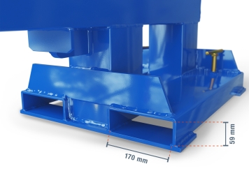 Kranarm KA4750 für Gabelstapler, max. Belastung 4.750 kg, SolidHub 