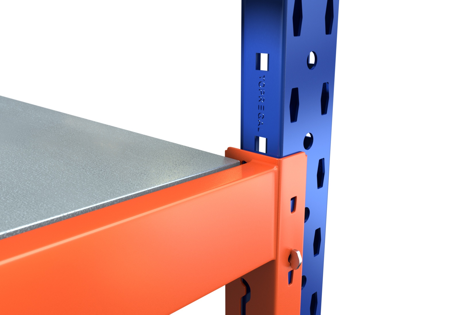 Rayonnage aluminium 4801x370 2000 5 niveaux- DISTFORM - EAL00478