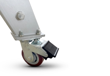 Mobiler Portalkran PKA1000/2 inkl. Kettenzug, Aluminium, max. Belastung 1.000 kg, 2.409 mm Hubhöhe, SolidHub 