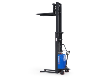 Hochhubwagen / Elektrostapler semi-elektrisch HSE1000/3, Hubhöhe 85  - 3.000 mm, Tragkraft 1.000 kg, SolidHub 