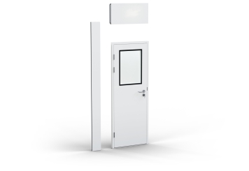 Panneau de porte PREFAB bureau d’atelier, 980 mm x 2.500 mm 