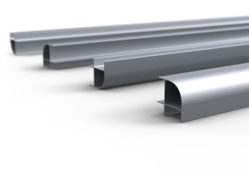 4 corner strips, 2.560 mm PREFAB warehouse office 