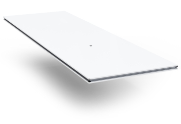 Ceiling panels for PREFAB warehouse office incl. fixing screws, dimensions 980 mm x 3.040 mm x 50 mm 