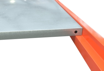 2,3 m rack de stockage mobile LR2000 / profondeur 80 cm / hauteur 1.740  - 2.140 mm / 4 niveaux / platelage Acier 