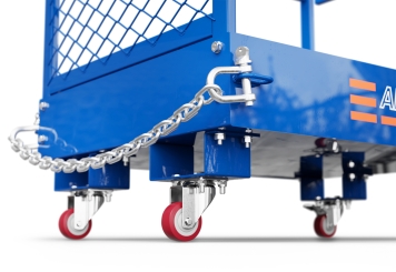 Arbeitsbühne / Arbeitskorb AK360/1 für Gabelstapler, 770 mm x 935 mm, SolidHub 