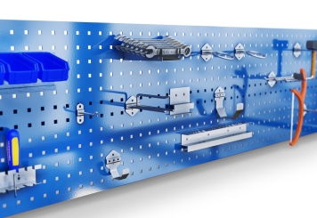 110 cm perforated panel for storage rack LR2000 / 500 mm high 
