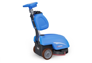 Scrubber dryer SWM20E with battery, 1.800 m²/h, brush diameter 350 mm, wipeket 