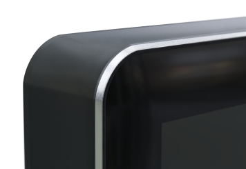 Digitaler Kundenstopper DKS-LED69, 69 in Display, Android 11, Schwarz, 675 mm x 500 mm x 1.726 mm, TecMaschin 