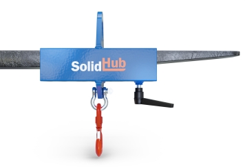 Lasthaken für Gabelstapler LH1000, Lackiert, 1.000 kg, SolidHub 