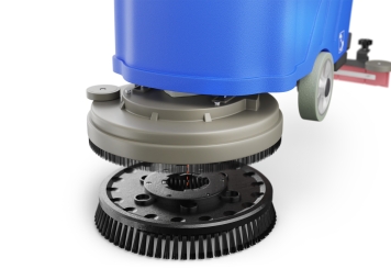 Scrubber dryer SWM50E with battery, 2.200 m²/h, brush diameter 490 mm, wipeket 