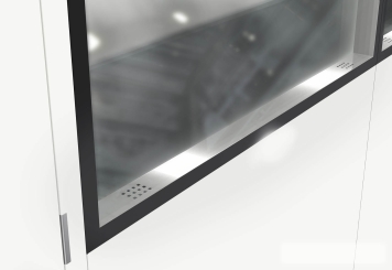 Studio window panel for PREFAB warehouse office 980 mm x 2.500 mm 