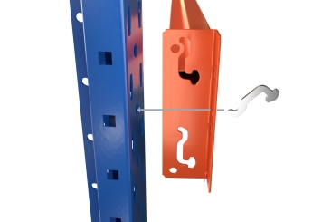 2,3 m rack de stockage mobile LR2000 / profondeur 80 cm / hauteur 2.140  - 2.540 mm / 3 niveaux / platelage Bois 